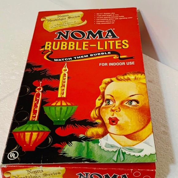 NOMA BUBBLE LIGHTS String of 7 Midwest of Cannon Falls - Picture 1 of 8